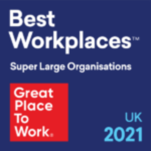 Great Place to Work, Super Large Organisation Logo